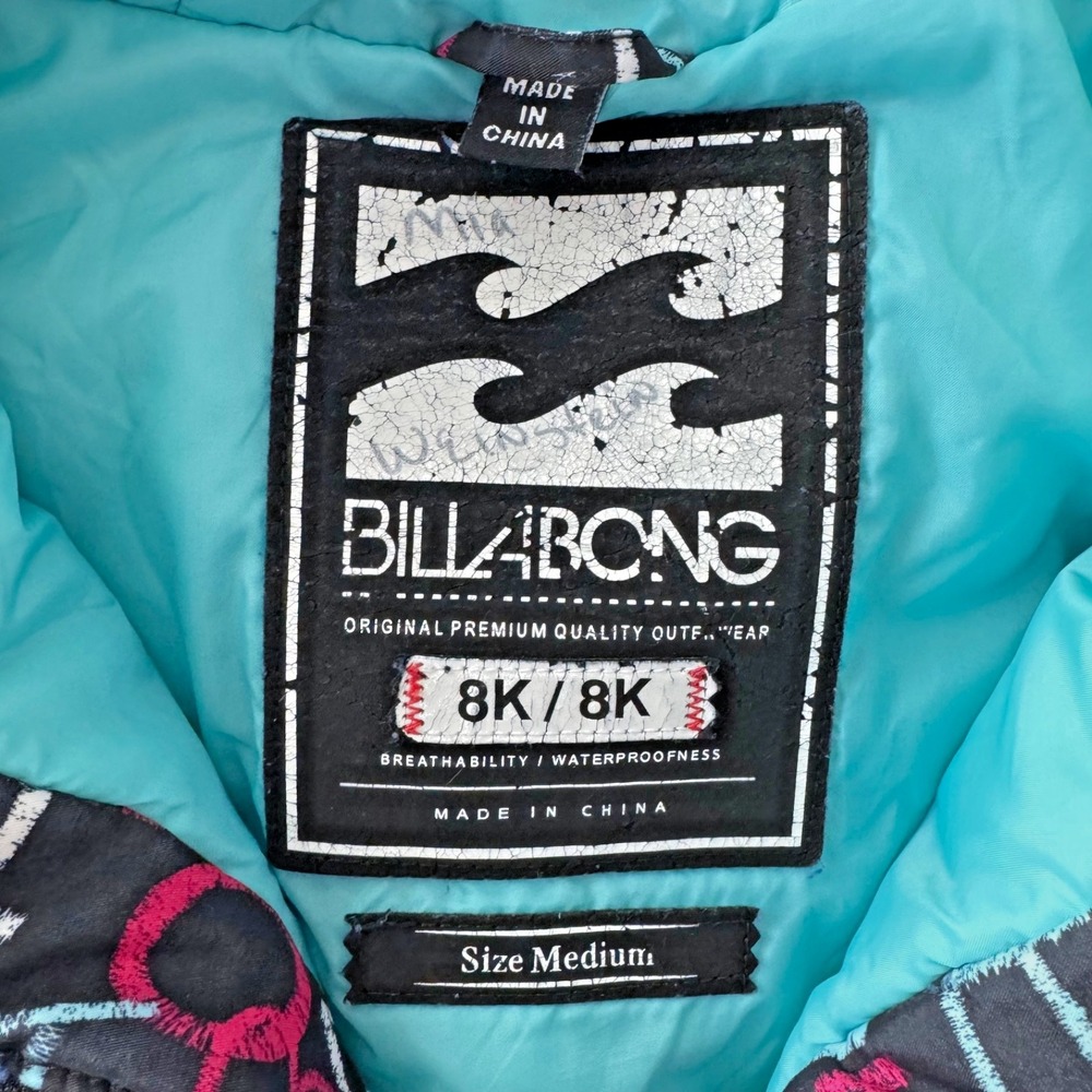 Billabong 8K Breathability‎ Waterproofness Ski Snowboarding Jacket Size Medium - Picture 8 of 16